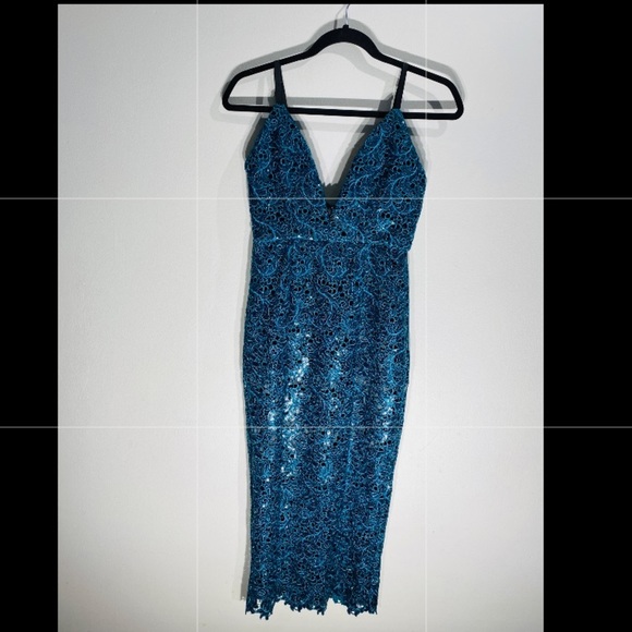 Layered With Love Dresses & Skirts - Sensational Embellished Teal Dress***Small**$898